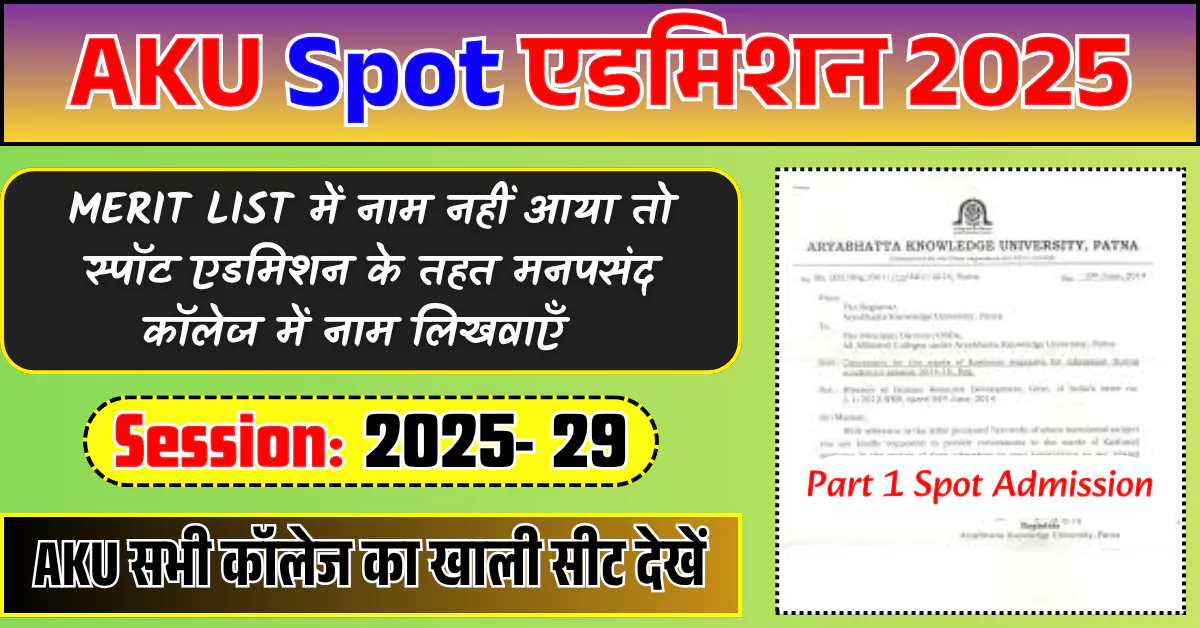 AKU Spot Admission 2025